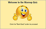 Warmup Quiz